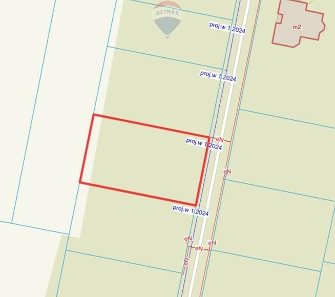 2z5 Działka budowlana 1434 m2, Kuklówka Radz.