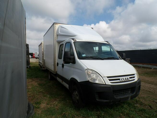 iveco doka dubel kabina bliźniak kontener zestaw