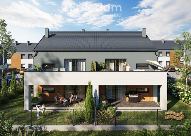 Nowy apartament z tarasem i ogrodem.