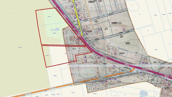 Działka usługowa Sieraków Śląski gm. Ciasna, Oleska