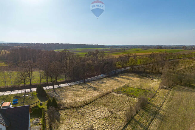 Działką usługowa, droga powiatowa Hecznarowice