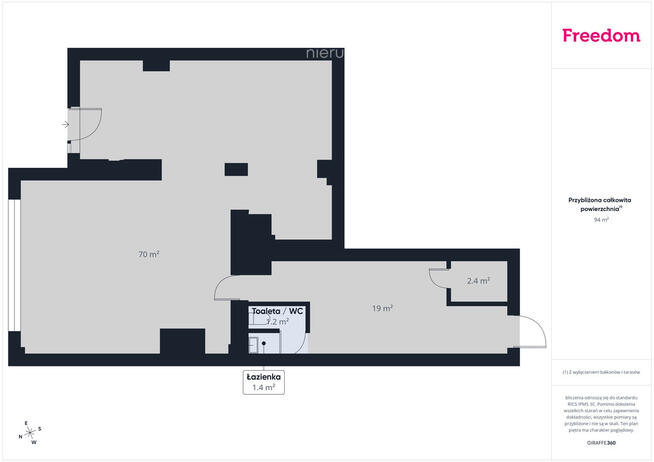 Lokal 95m²|Centrum| Witryna + 2 wejścia + parking