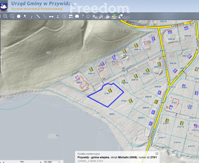 Działka budowlana przy linii brzegowej jeziora !