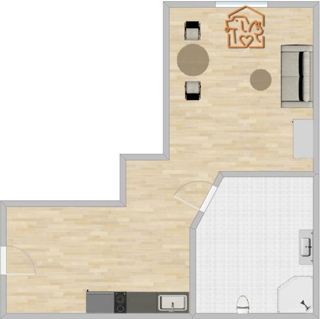 Górnych Wałów 4, Śródmieście, kawalerka