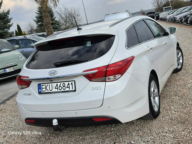 Hyundai i40 1.6i#Perła#Ledy#Climatr#Navi#Start Stop#Świeży Import#Serwis#Gwarancja
