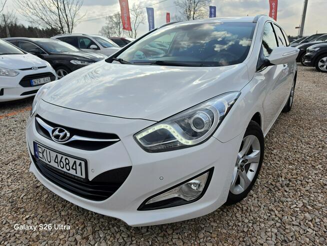 Hyundai i40 1.6i#Perła#Ledy#Climatr#Navi#Start Stop#Świeży Import#Serwis#Gwarancja