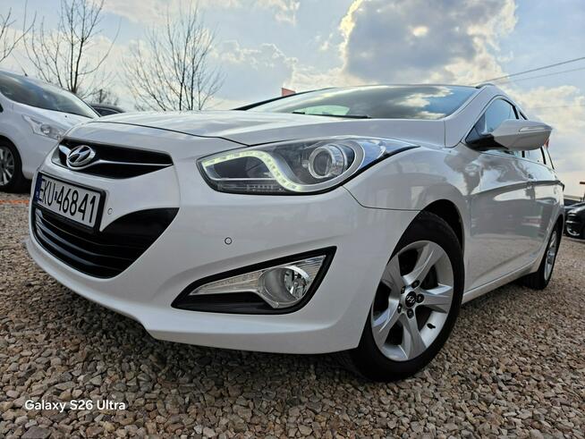 Hyundai i40 1.6i#Perła#Ledy#Climatr#Navi#Start Stop#Świeży Import#Serwis#Gwarancja