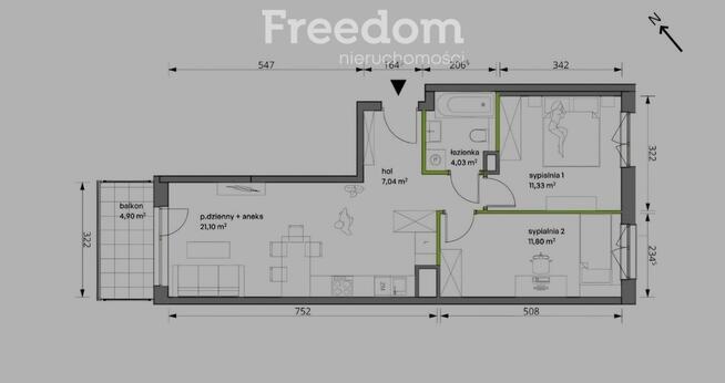 Nowoczesne 3 - pokoje z balkonem 0% prowizji