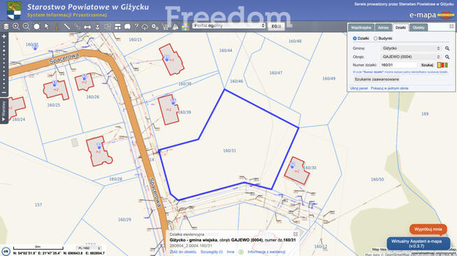 Działka budowlana | Las Miejski, ul. Spacerowa