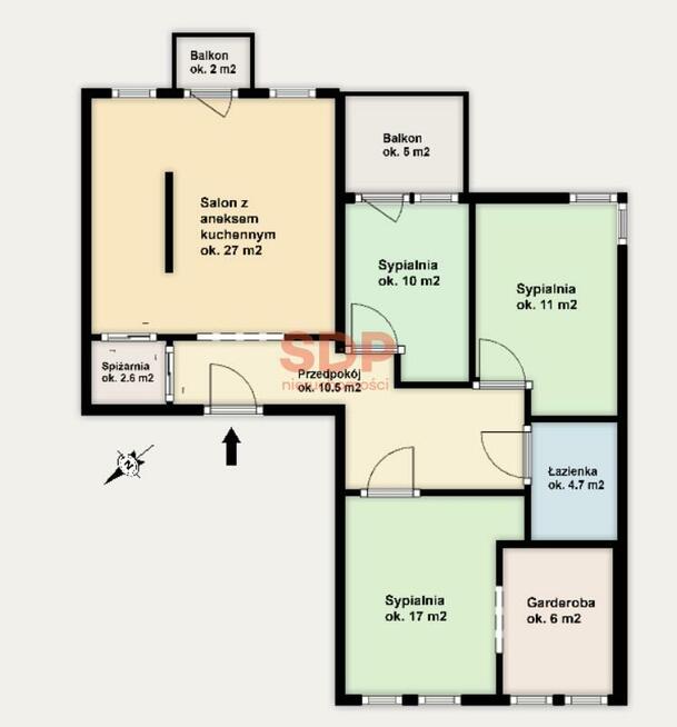 Mieszkanie Wrocław Krzyki, Skwierzyńska