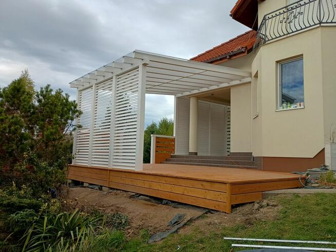 Taras drewniany, zadaszenie tarasu, altana, pergola Rzeszów
