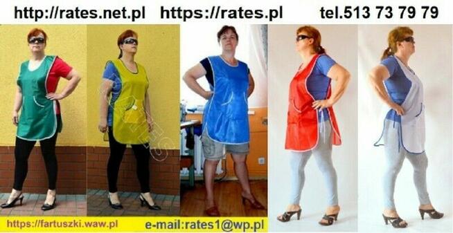 Fartuchy damskie Rates Producent.