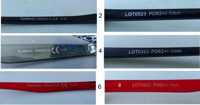 Okulary do czytania +2,00 dpt EyeMedic Wyrób medyczny Różne