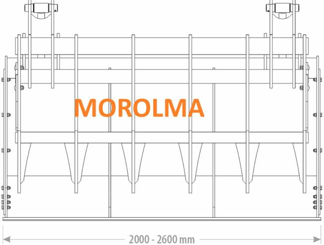 Łyżka z dociskiem łyżkokrokodyl GOLIAT FK MACHINERY XLBGBM