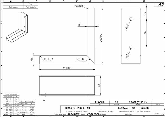 Kontener magazynowy składany