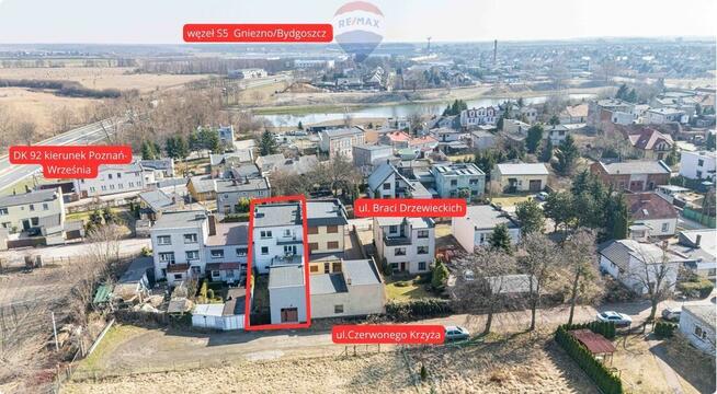 Dom 2w1: mieszkanie + biznes | centrum Kostrzyna