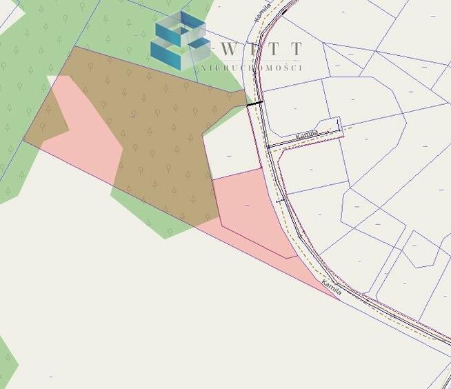 Działka budowlana Majdy gm. Stawiguda