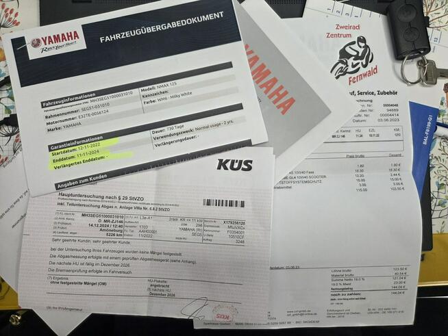 Yamaha NMAX 125 2022 ABS Raty Wysyłka Transport pcx xmax forza burgman WielkiWybór