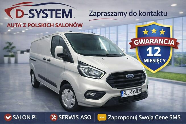 2023r LONG Furgon max f.vat SUPER STAN Ford Transit Custom 300l 2.0