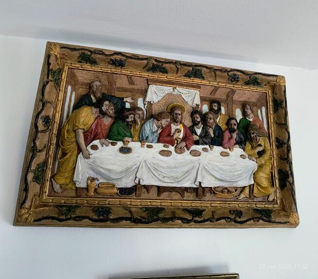Stary obraz Wielkanoc Ostatnia wieczerza