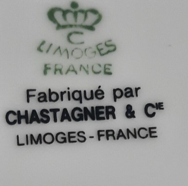 Porcelana francuska Limoges i niemiecka