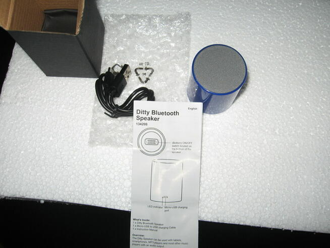 Gadżet do telefonu- Mały głośniczek BT Ditty Speaker