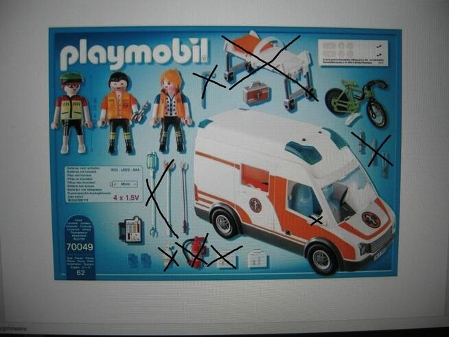 Zestawy: Playmobil City Life 6866 i 70049 z usterkami- opis