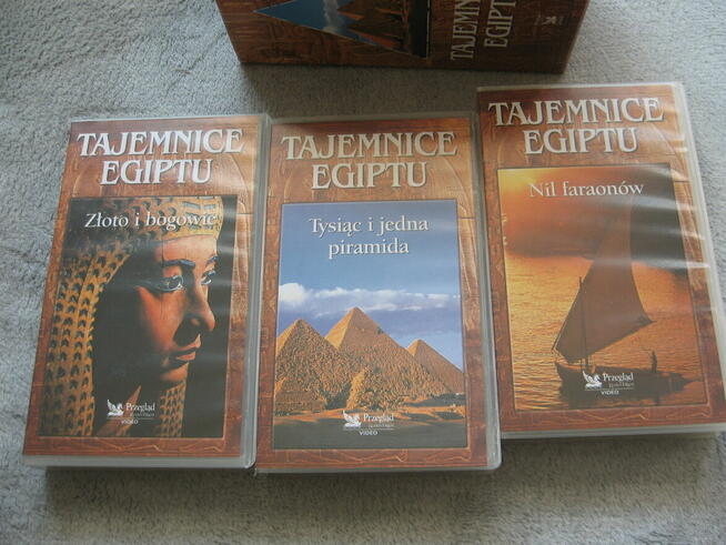 Tajemnice Egiptu i Niezwykłe podróże - kasety VHS