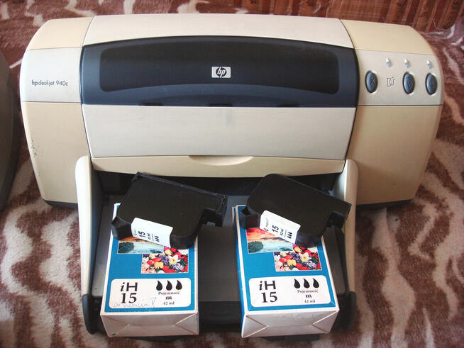 4 Drukarki! HP DeskJet F380, 930C, 940C, Canon iP1000