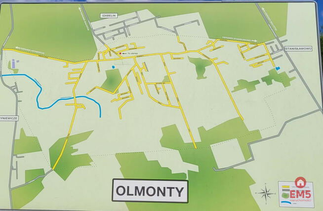 Działka budowlana Olmonty gm. Juchnowiec Kościelny,