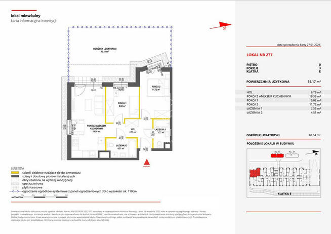 Gdynia Chylonia | 3 pokoje z dużym ogrodem 40 m² | Parter