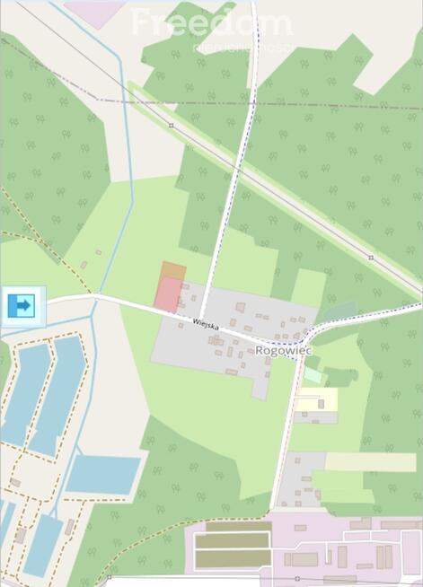 działka budowlana w Rogowcu, gmina Kleszczów