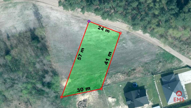 Działka budowlana Solniczki gm. Juchnowiec Kościelny,