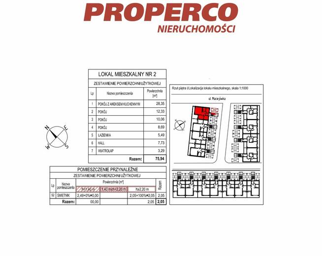 Mieszkanie Kielce, Maciejówka