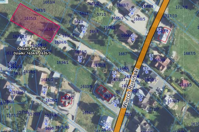 Działka Bukowina Tatrzańska, Wierch Rusiński