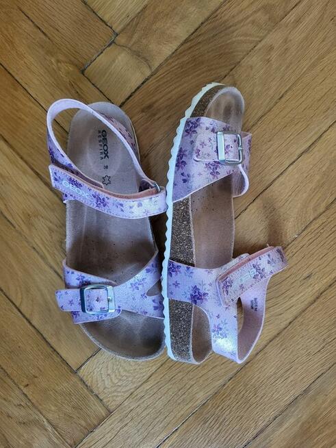 Sandały Geox (38) dług. wkładki 22,5cm Made in Spain