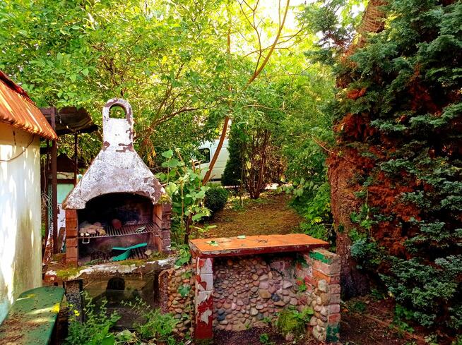 DWA DOMY POD LASEM CAŁOROCZNE DWIE DZIAŁKI OKAZJA