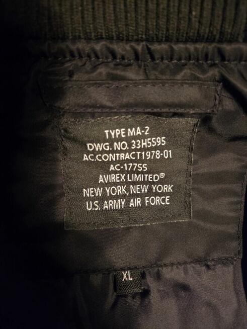 AVIREX kurtka Lotnicza Pilot Bomber Jacket L/XL JAK NOWA
