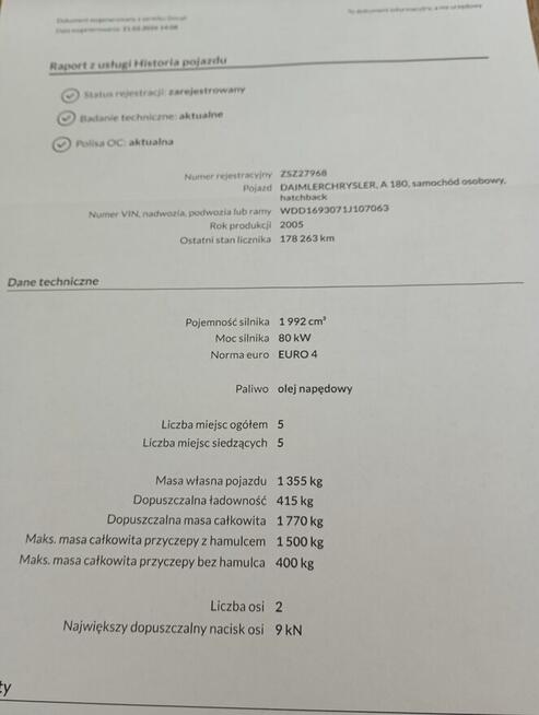 Sprzedam Mercedesa A 180