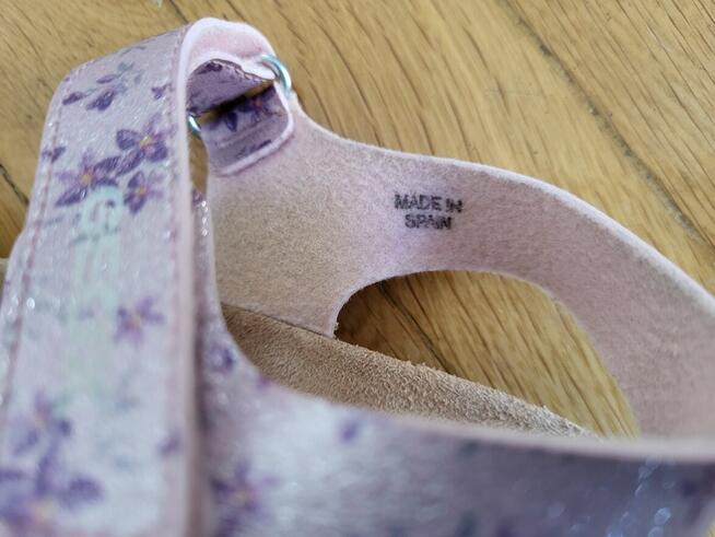 Sandały Geox (38) dług. wkładki 22,5cm Made in Spain