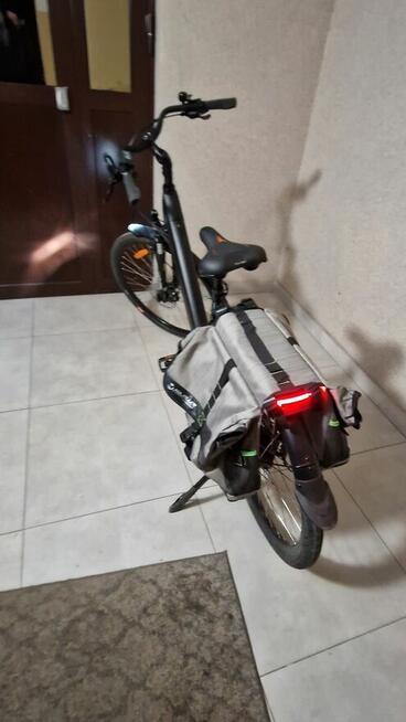 Polski Rower Elektryczny ECOBIKE X-CITY BLACK , JAK NOWY