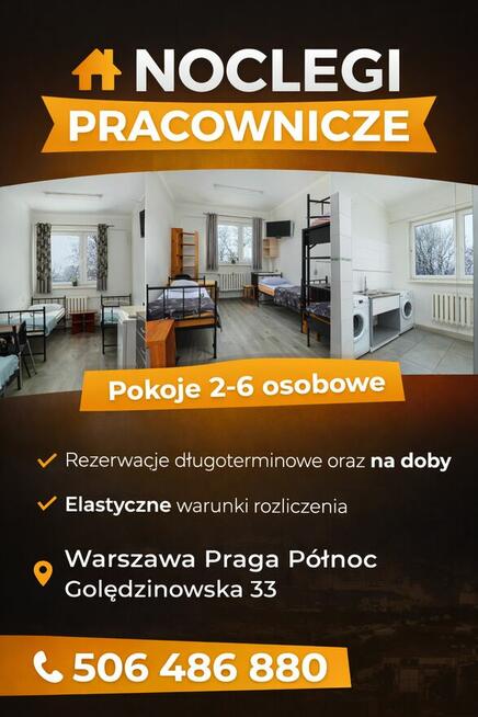 Pokoje na wynajem/Noclegi pracownicze