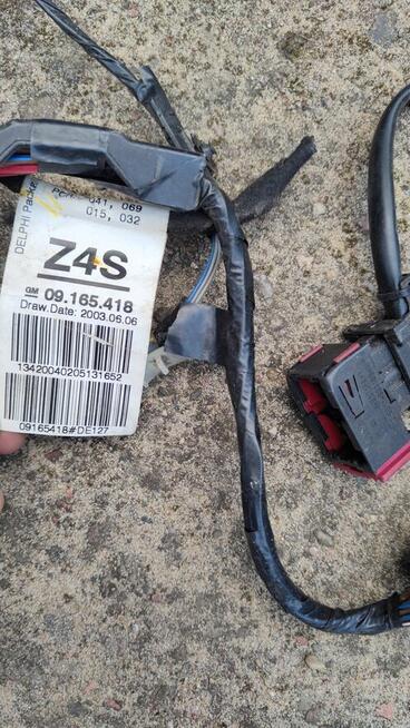 Wiązka drzwi Opel Corsa C 2004 3D L+P 09165426, 09165418