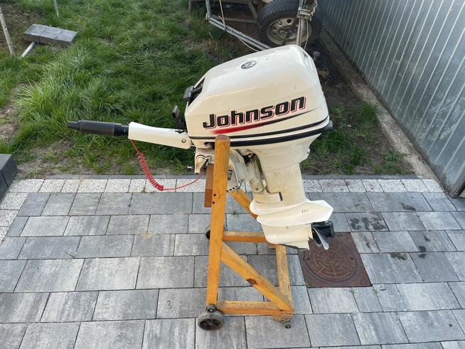 Łódź wędkarska +Przyczepa podlodziowa +Silnik Johnson 15 Km