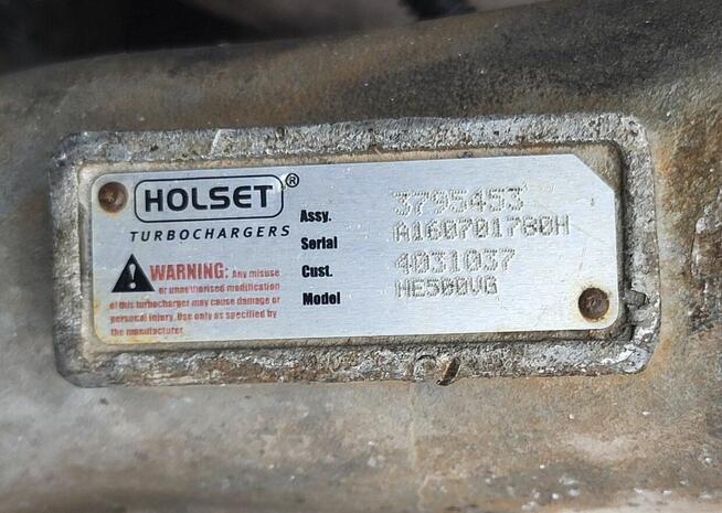SCANIA 3795453 Turbosprezarka TURBINA HOLSET VTG