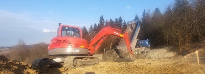 Prace ziemne Bieszczady! Kruszywa drogowe, usługi koparką
