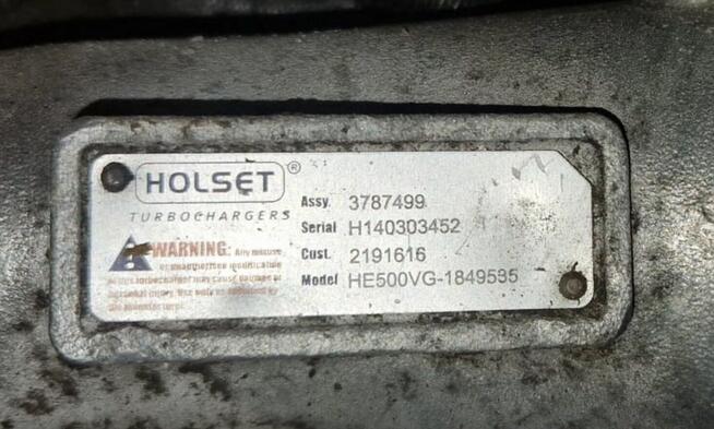TURBOSPREZARKA SCANIA 3787499 TURBINA HOLSET VTG