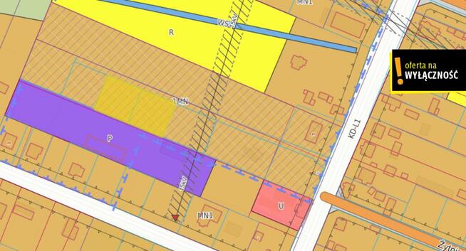 Działka budowlana Tumlin-Wykień gm. Miedziana Góra,