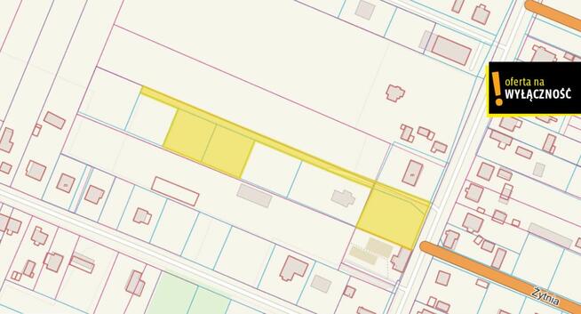 Działka budowlana Tumlin-Wykień gm. Miedziana Góra,