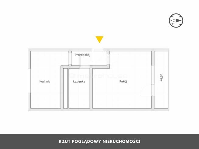 Kawalerka z loggią na parterze we Wrzosowie Dygowo